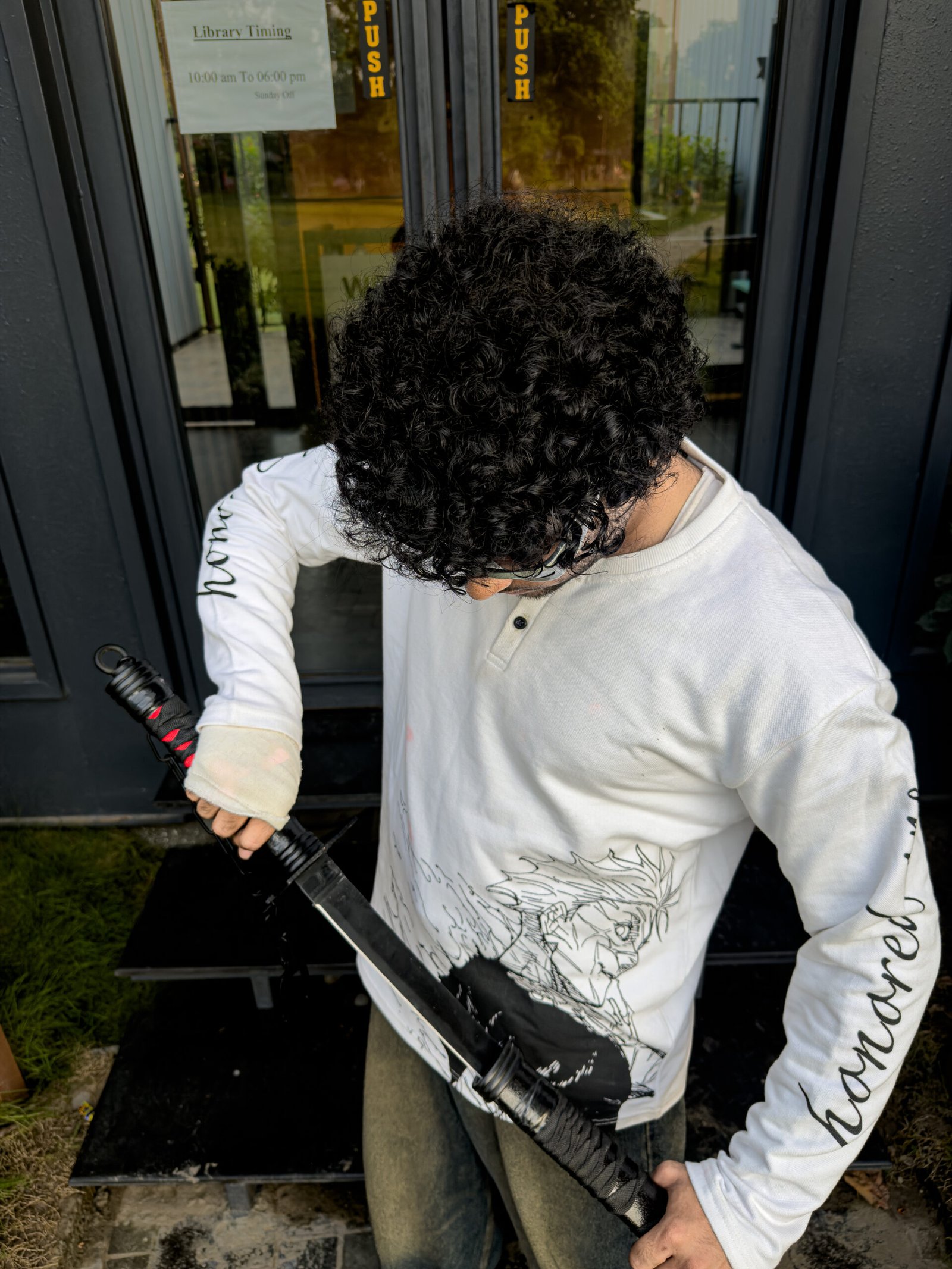 INFINITY SPLIT SWEATSHIRT
